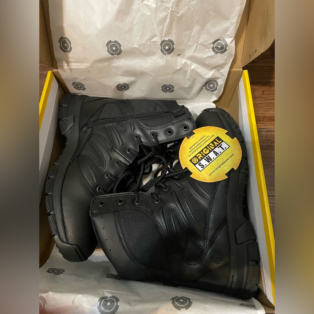 Original SWAT Force 8 Side Zip Boots Men’s Size 9